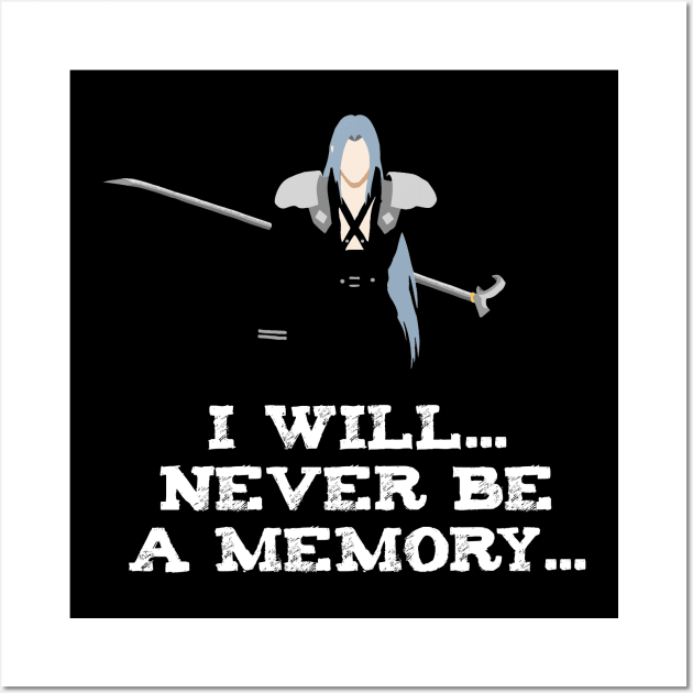 Awesome Sephiroth Final Fantasy VII Quote Wall Art by Kidrock96